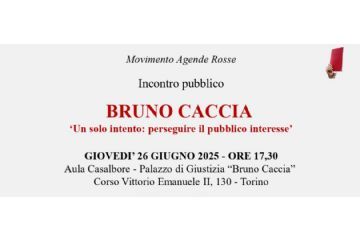 Incontro pubblico Bruno Caccia