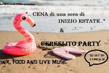 CENA DI UNA SERA DI INIZIO ESTATE
