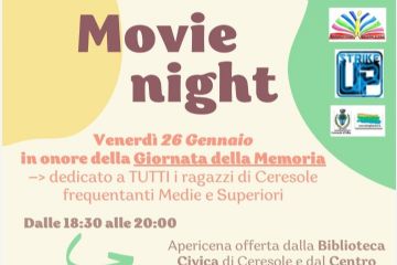 GIORNATA DELLA MEMORIA per i ragazzi/e di Ceresole