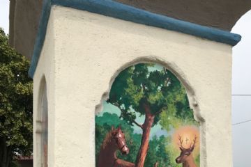 RESTAURATO  IL PILONE DEI CANTARELLI DEI BOSCHI